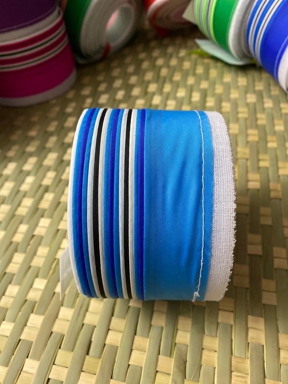 Light blue 5 yards Hmoob lees trim, 5yards length, hmong trim, diy trim, diy hmong supplies, Hmong ribbon