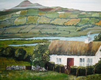 Irish Cards, Mayo, *3-PACK*,  Blank, Greeting Cards, Ireland, Landscape, Print, Note Card, Painting, Art Irish, Card,