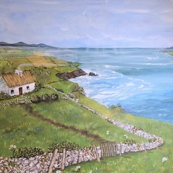 Ireland Painting Etsy