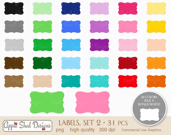Set of 20 digital Clip Art Gift Digital Tags. Planner Sticker SVG Tags Clipart