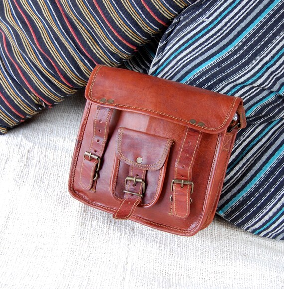 rustic messenger bag