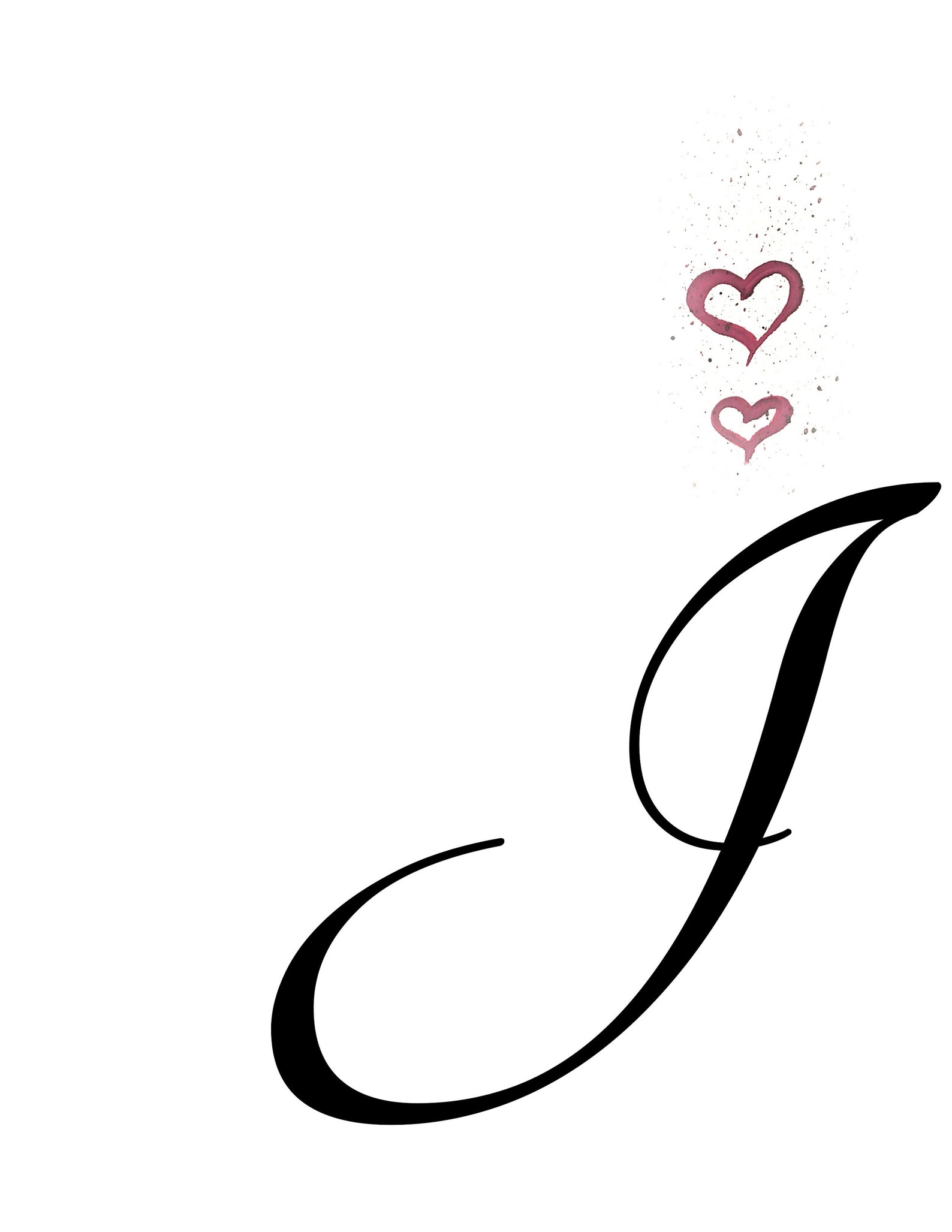 Letter j J Print j Poster Letters Art j Letters Typography Etsy
