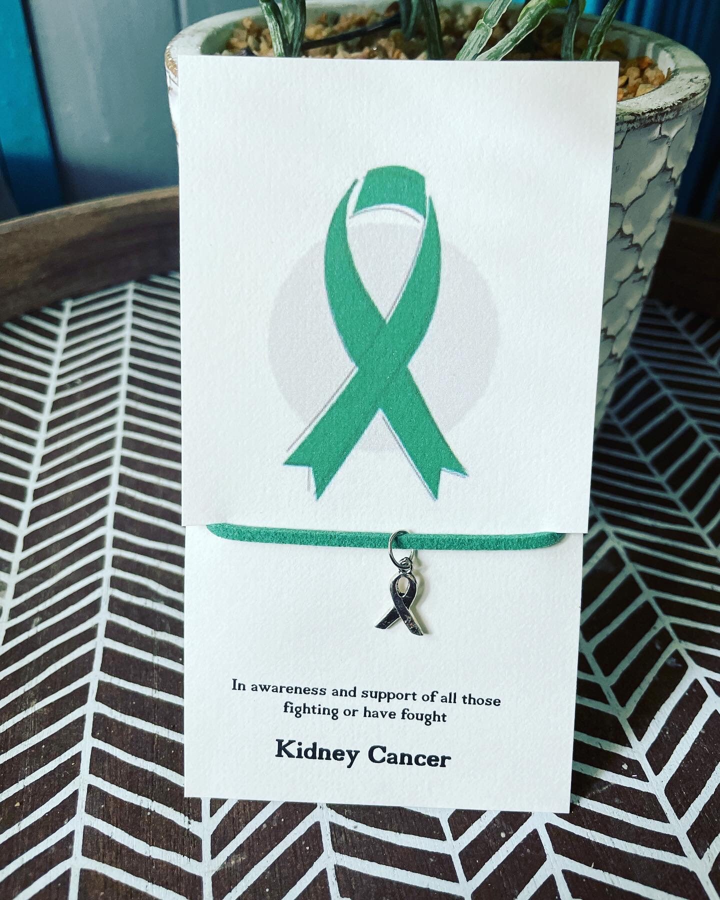 Kidney Cancer Awareness Bracelets - Pack Of 5 Orange Ribbon Charm Bracelets For Fundraising - View #4