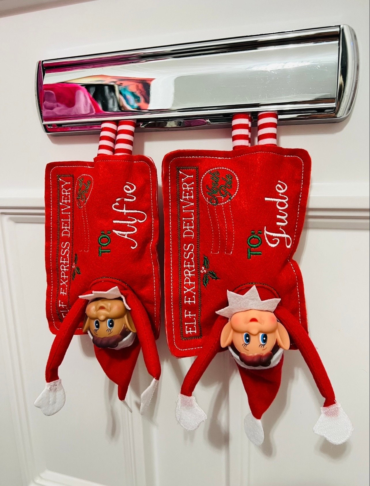 Elf Arrival and Departure Envelope, Christmas Eve, Hello Elf, Santa’s Workshop, Elf Mail, Post, Christmas Mail, Elf Postage