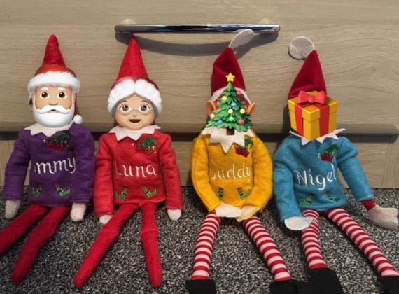 christmas dress up accessories Elf Clothing - - Personalised Jumper for Elf - Felt Embroidered Necklace Size:AU 8 sale-20250325 18 Chic Summer Wedding An ideal gift presented