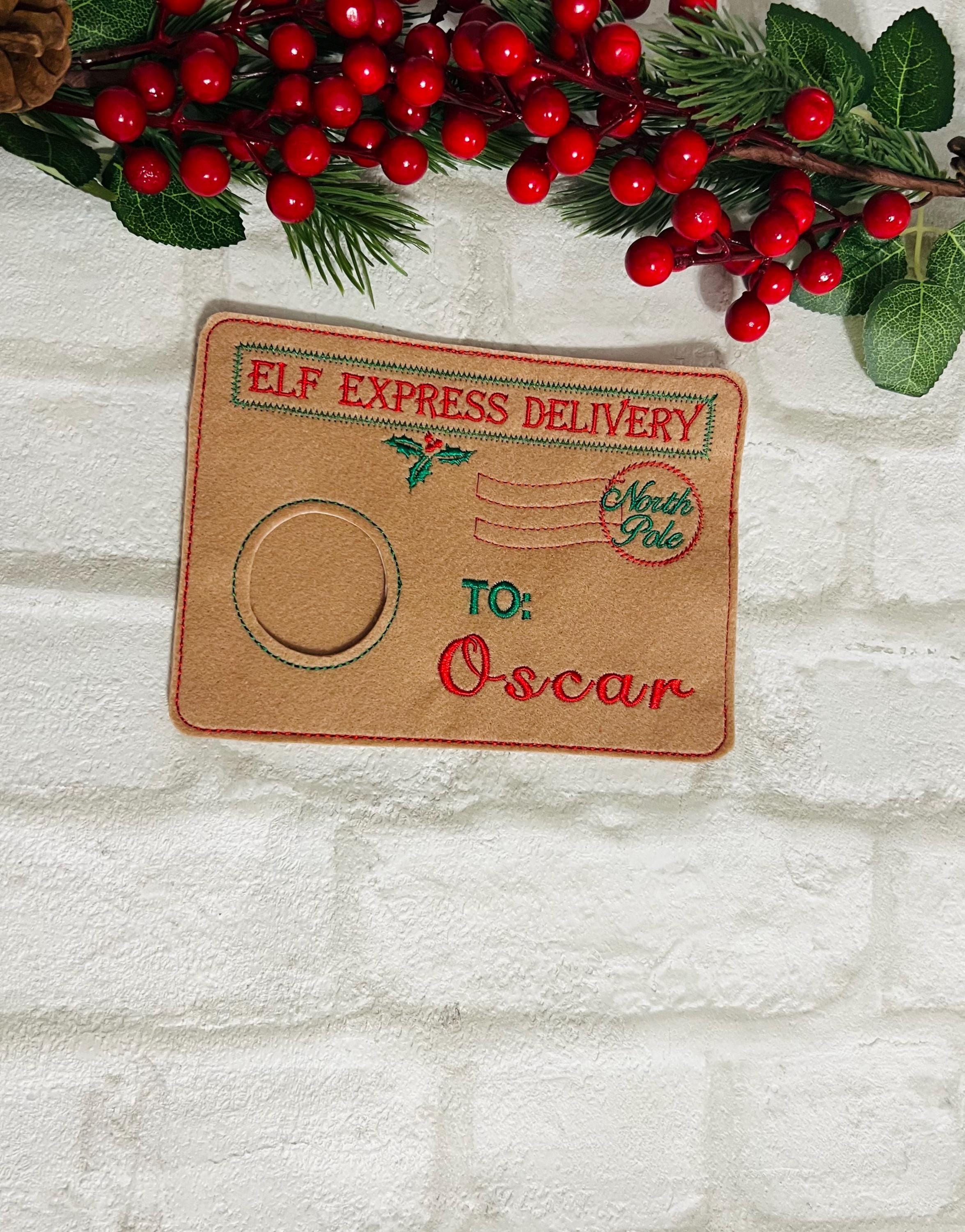 Elf Arrival and Departure Envelope, Christmas Eve, Hello Elf, Santa’s Workshop, Elf Mail, Post, Christmas Mail, Elf Postage