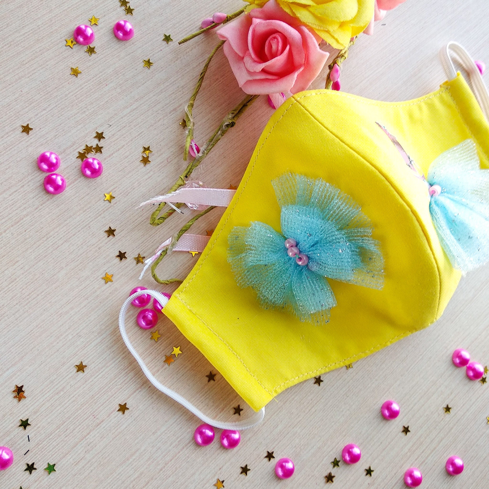 Face Mask Easter Bunnies Face Mask Kids Face Mask Face mask Etsy