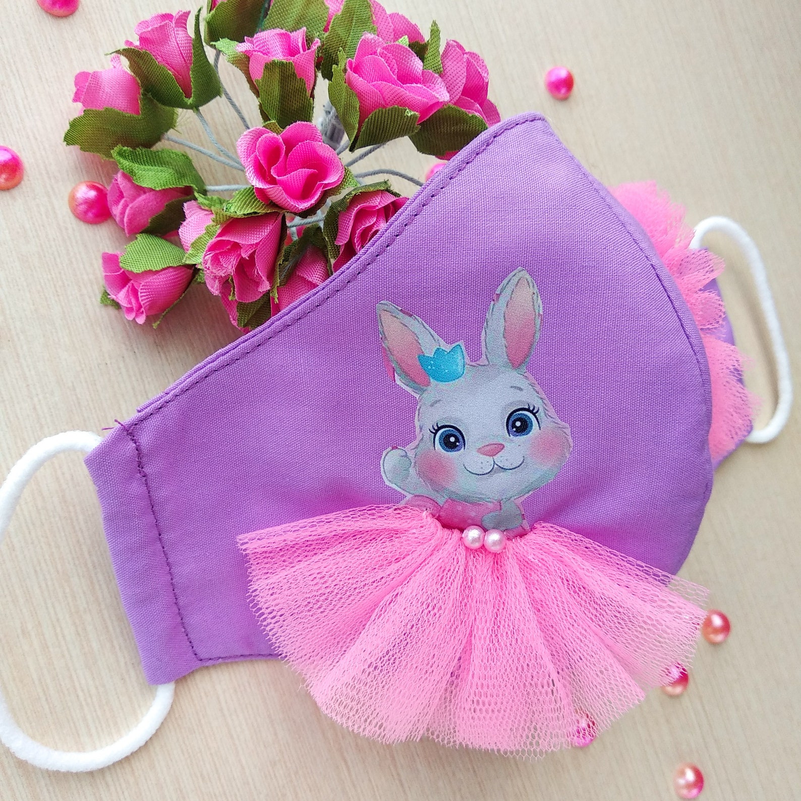 Face Mask Easter Bunnies Face Mask Kids Face Mask Face mask Etsy