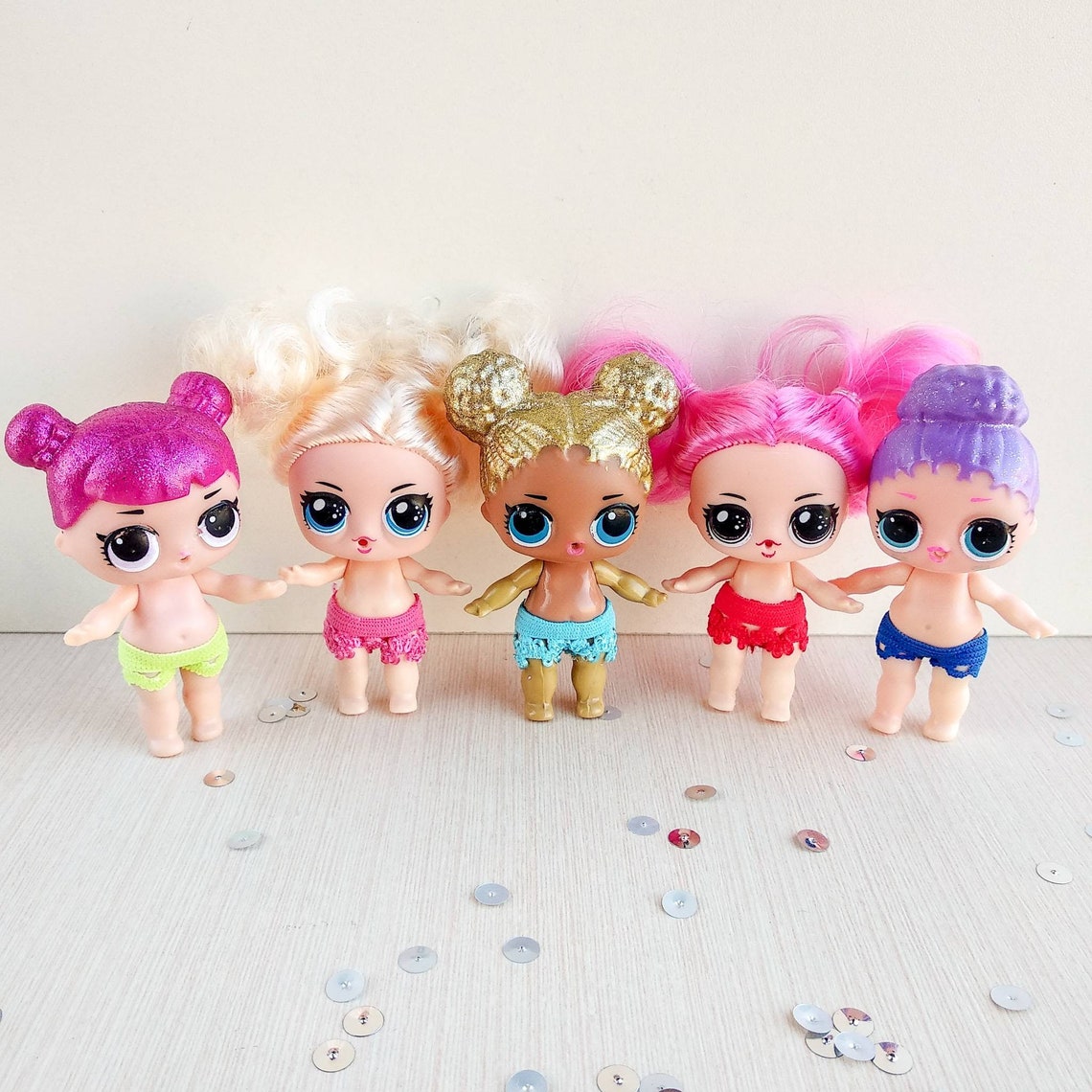 Miniature Dress Doll Small Doll Clothes Dress for Dolls 34 Etsy