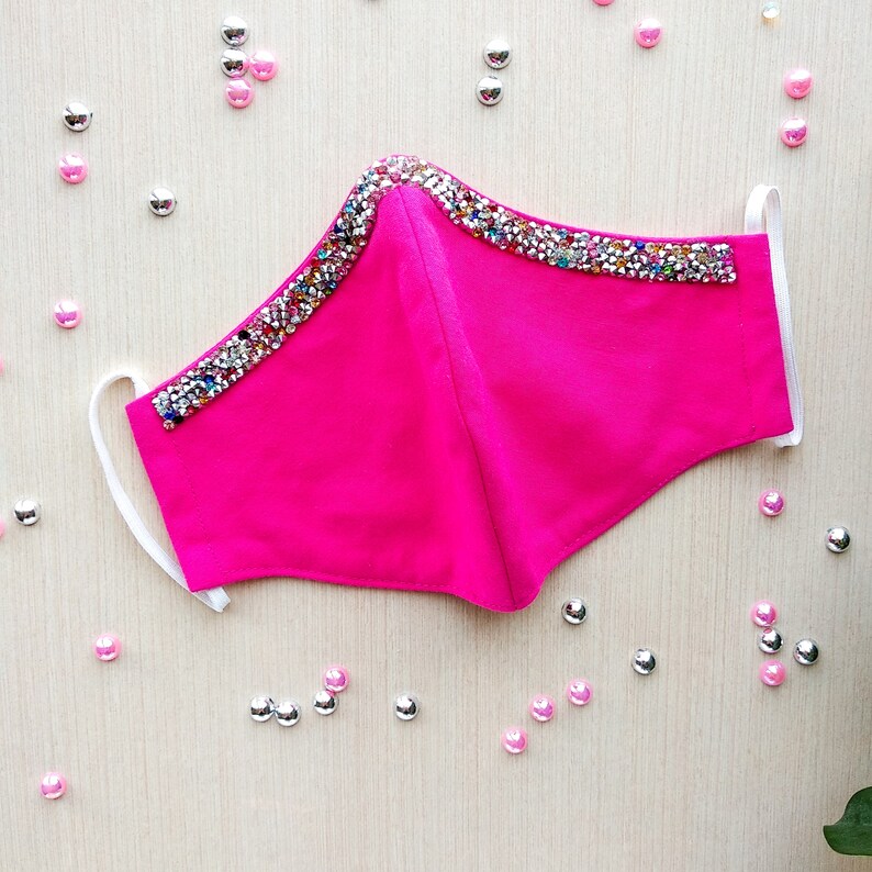 Sparkly face mask Sequin face mask Face Mask Glitter Etsy