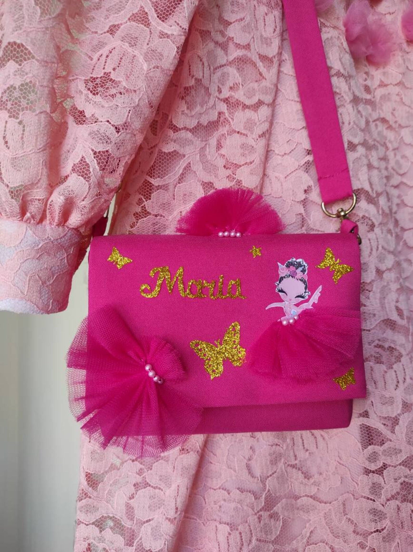 Kids purse Toddler handbag ballerina Personalized purses for Etsy