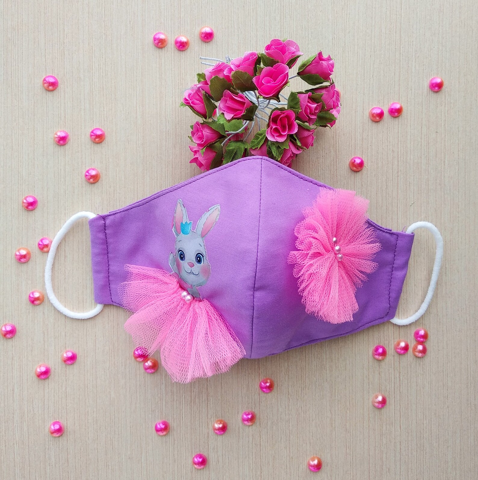 Face Mask Easter Bunnies Face Mask Kids Face Mask Face mask Etsy