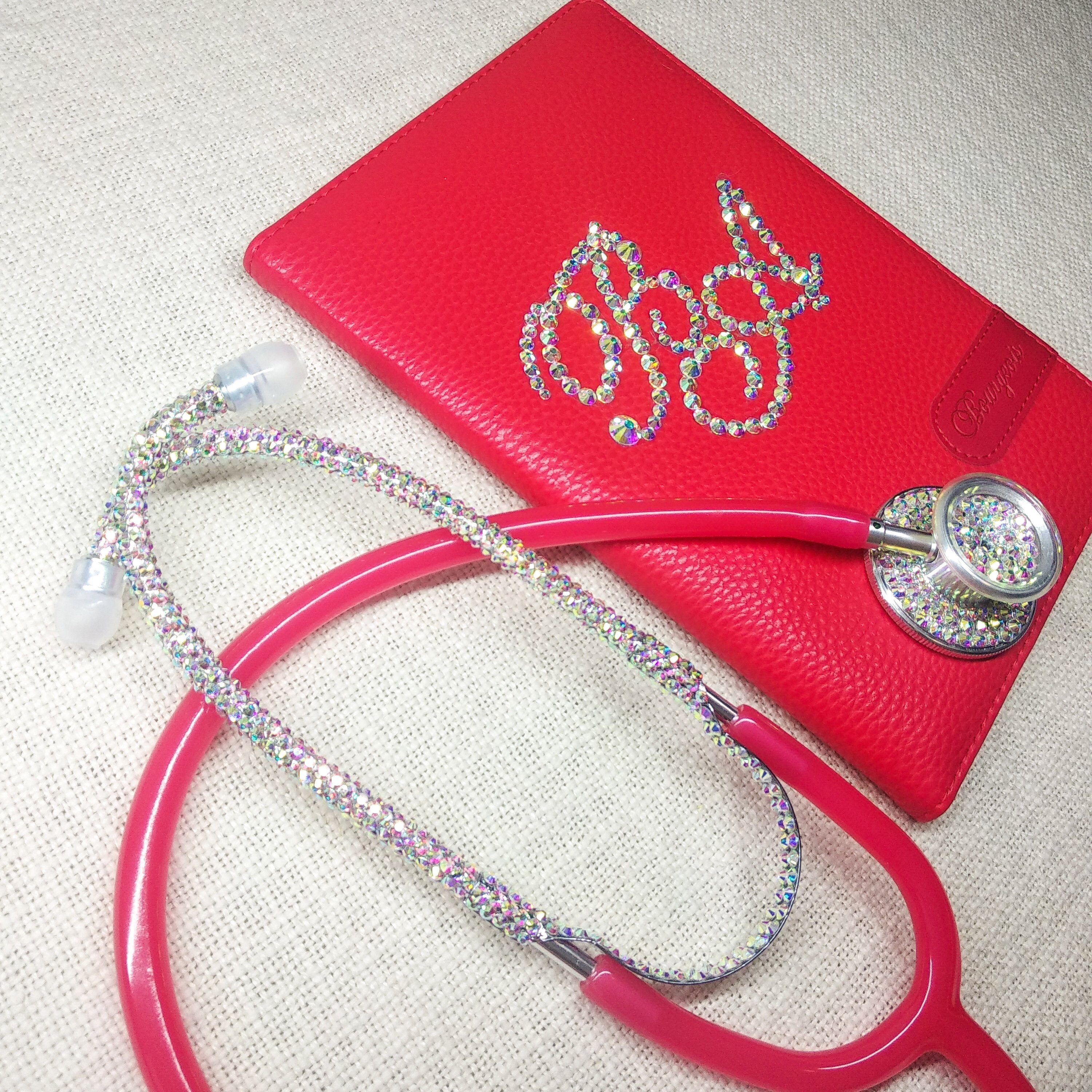 Bling stethoscope Glitter stethoscope Rhinestone Etsy