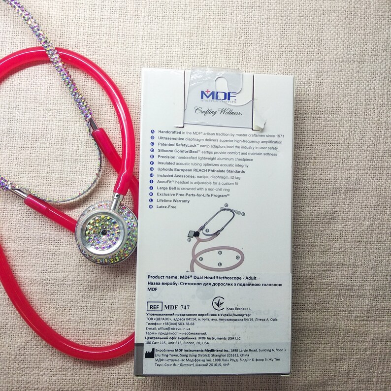 Bling Stethoscope Glitter Stethoscope Rhinestone Etsy