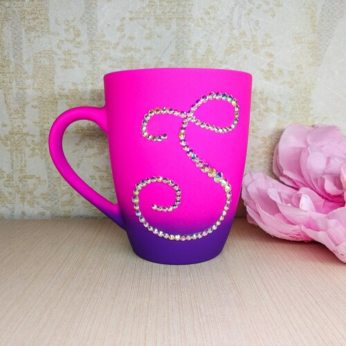 Floating Tea Cup BIRTHSTONE Decor Center Piece Gift Home Etsy