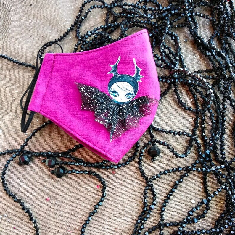 Bat Halloween kids face mask Halloween Face Mask Toddler Etsy