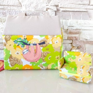 Travel dollhouse, Sloth kids bag, Toy Dollhouse, Portable dollhouse, DollHouse Bag, Baby Purse