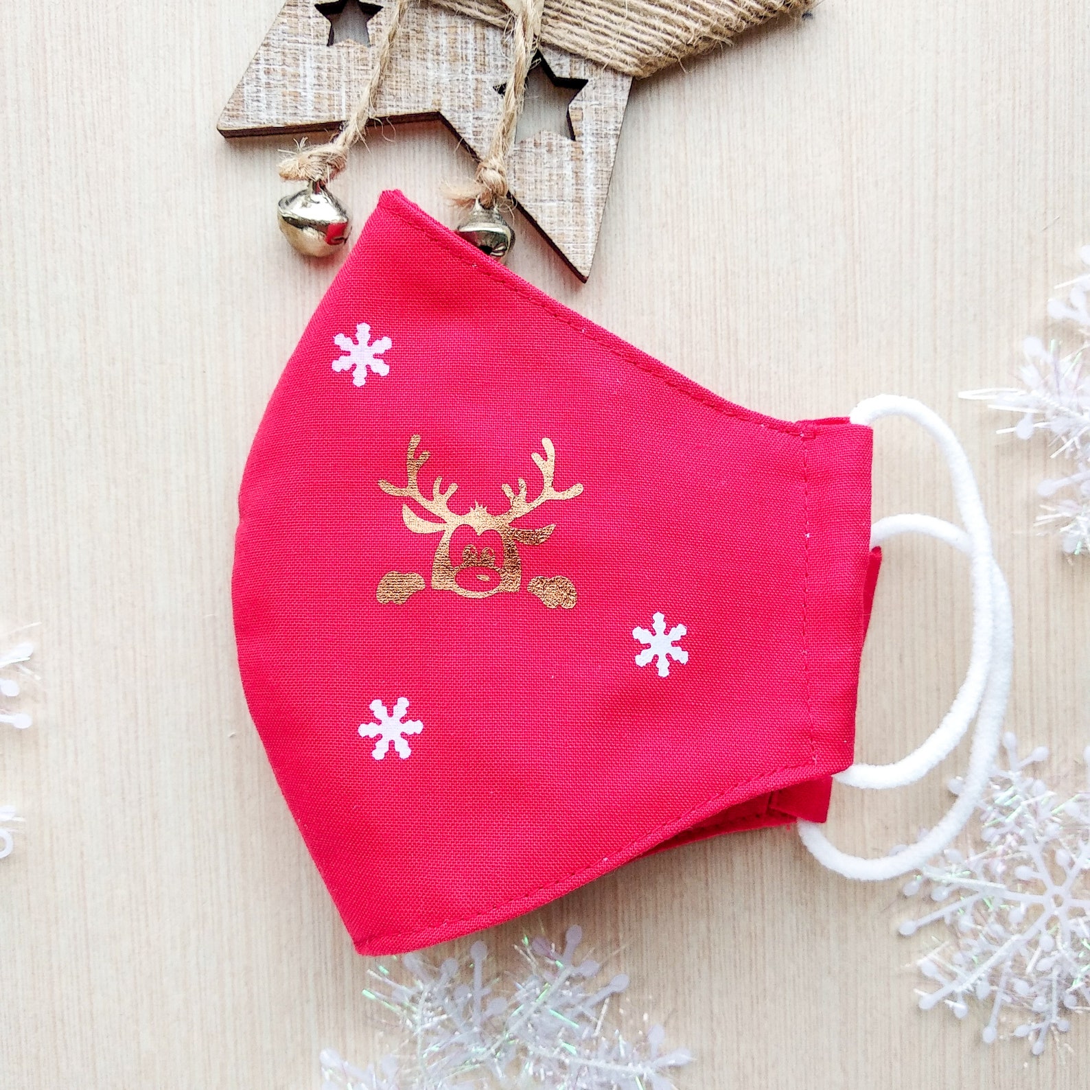 Christmas Face Mask Kids Snowman Face Mask Christmas Tree Etsy