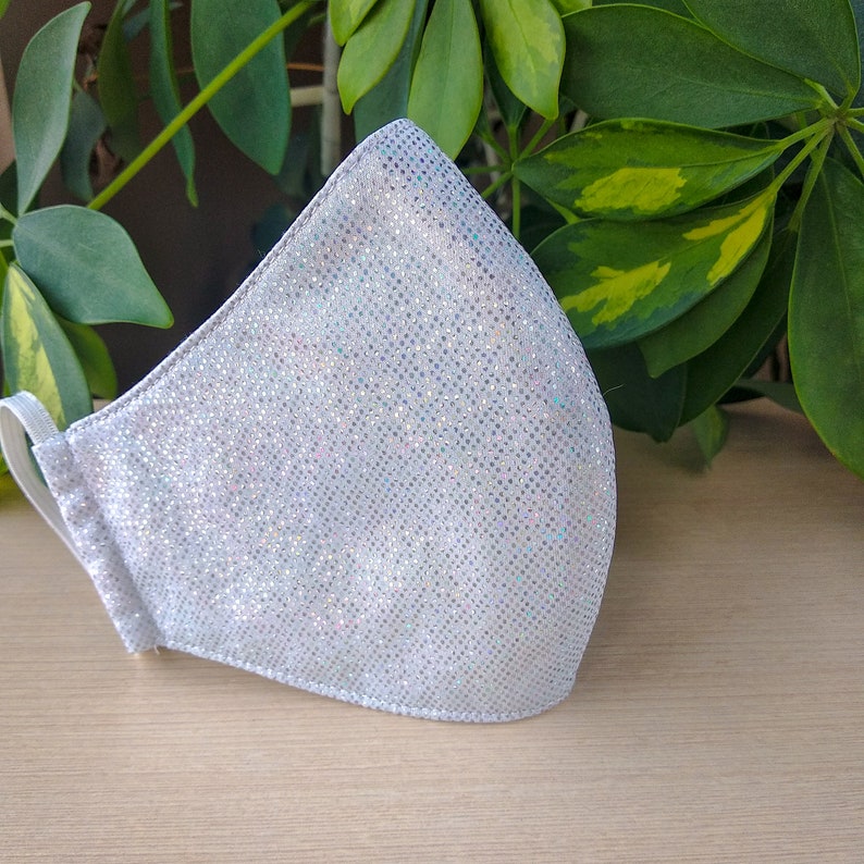 Wedding Face Masks Glitter Face Mask Cotton Face Mask Etsy