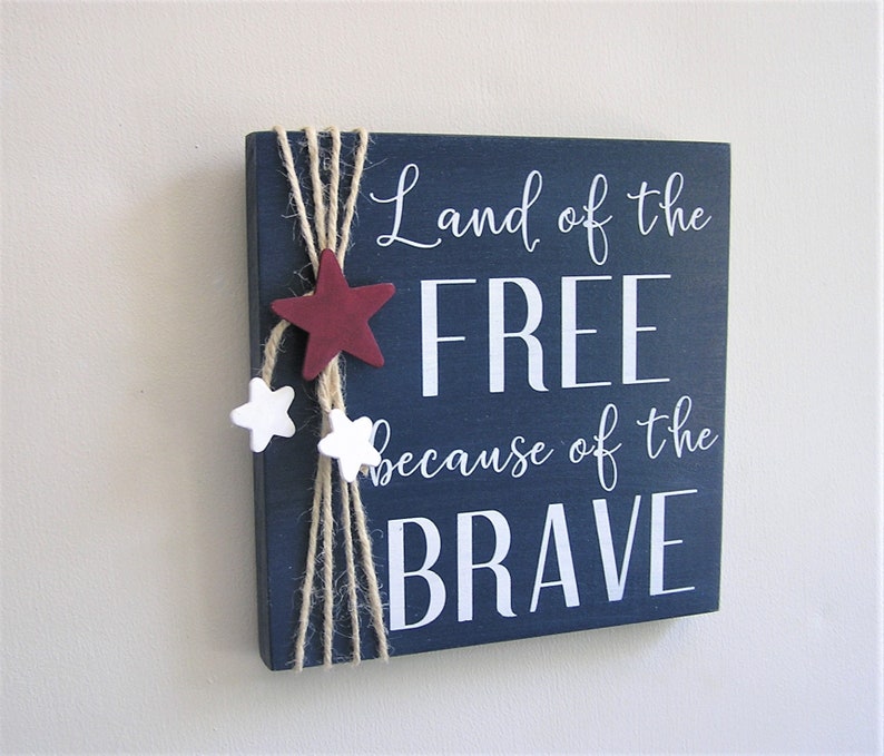 land of the free because of the brave poster land of the free because of the brave poster