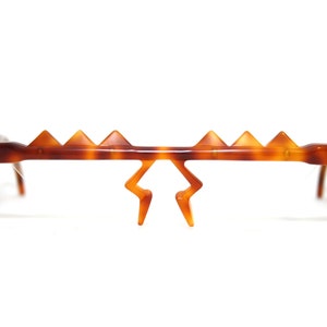 Maske Design Brille Berlin Seltene Ethno 3 Designer Brillen Ethno Art Germany Medium Große Schildkröte Muschel Extravagant NOS Old Stock ww