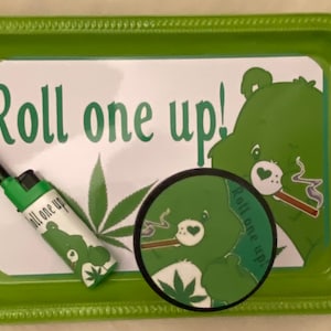 Care Bear Smoke Tray Set Rolling Tray
