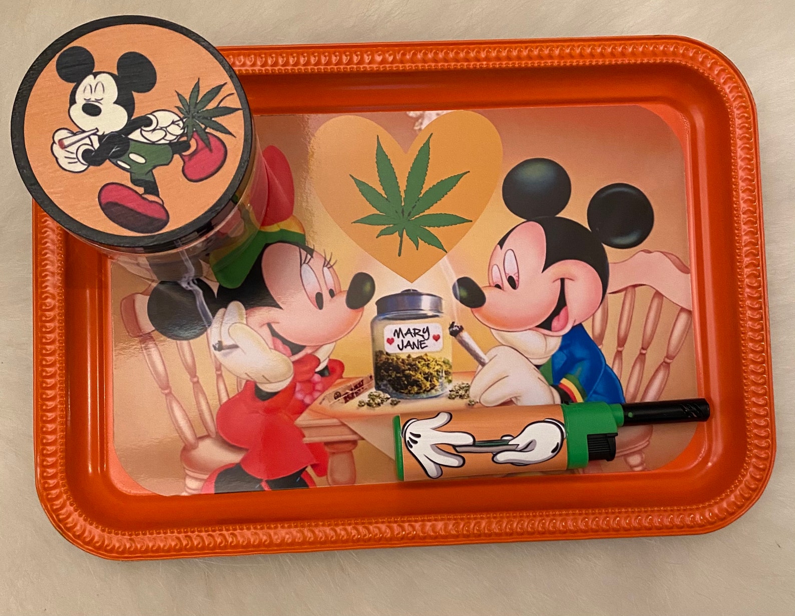 Favorite Couple Smoke Tray Set Rolling Tray Etsy