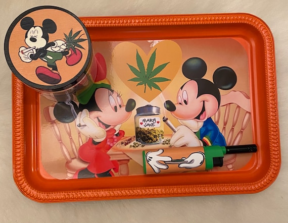 Favorite Couple Smoke Tray Set Rolling Tray