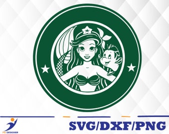Free Free 51 Little Mermaid Starbucks Cup Svg SVG PNG EPS DXF File