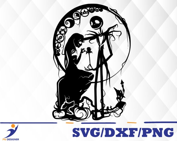 Download Nightmare Before Christmas svgdxfpng/ jack and sally ...