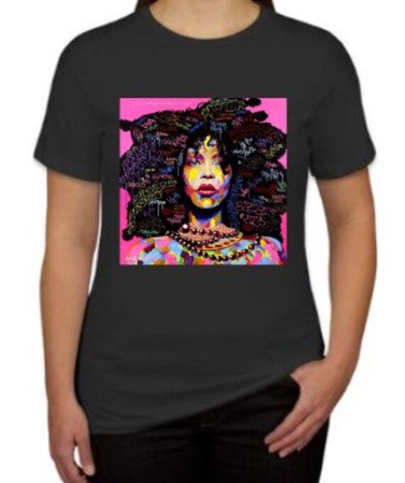 Erykah Badu Pink design T shirt | Etsy