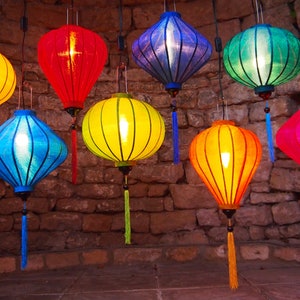 Vietnamese Silk Lanterns