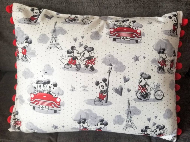 Mickey And Minnie Mouse Decorative Pillow Cover Made For A Etsy