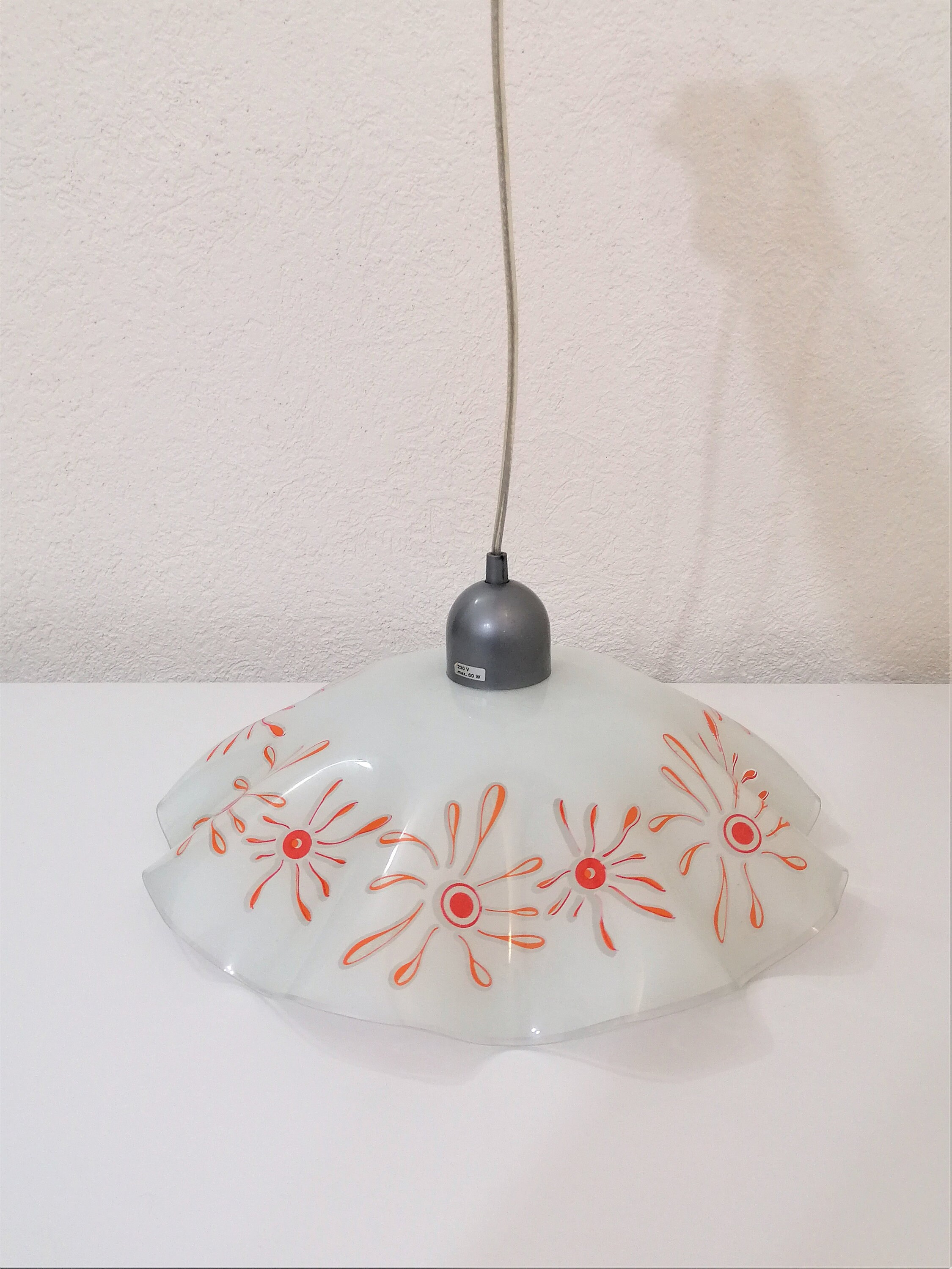 Mid Century Kitchen Pendant Lightvintage Glass Pendantglass - Etsy
