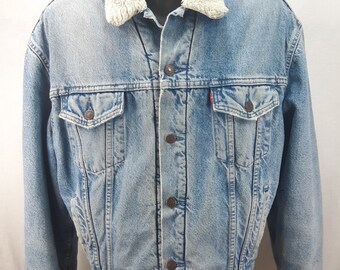 levis denim jacket fur collar