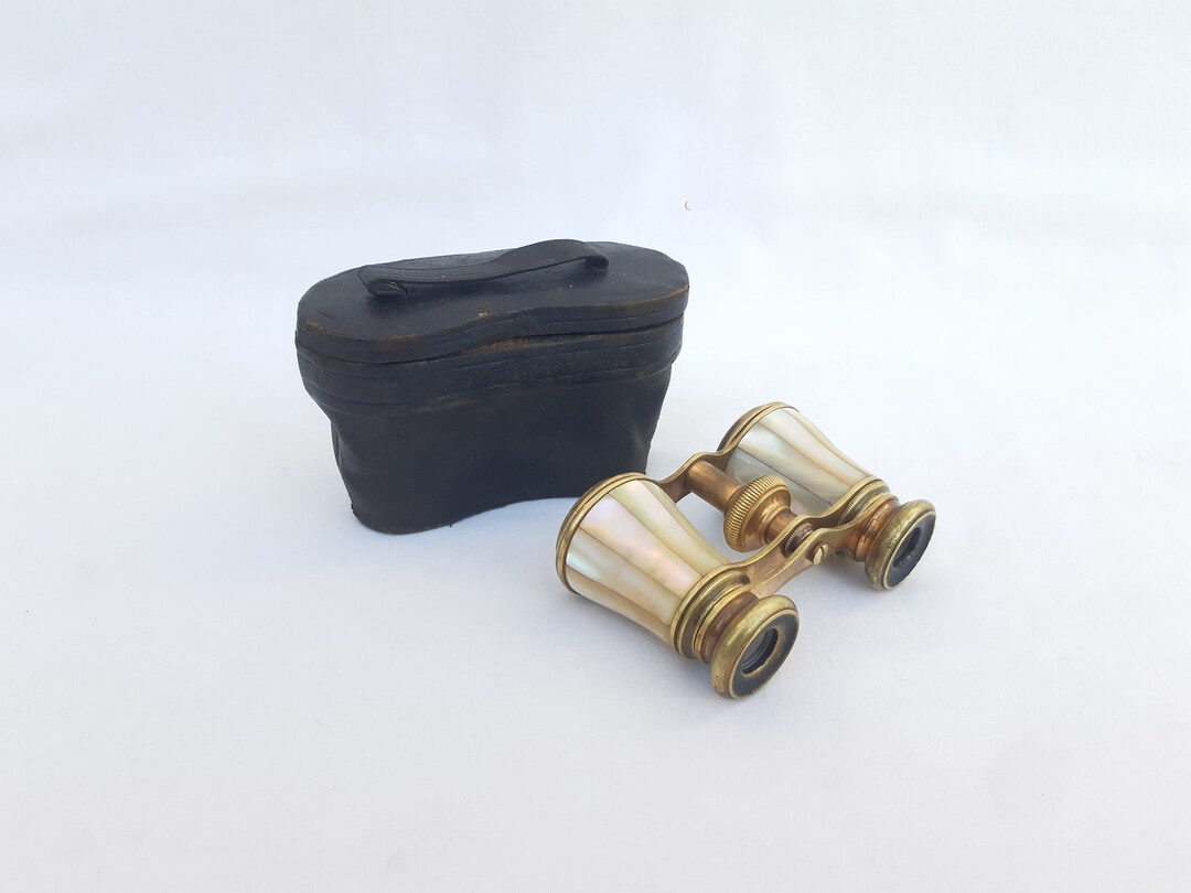 Antique French Binoculars Pearl Mother Glasses Paris Opera Etsy