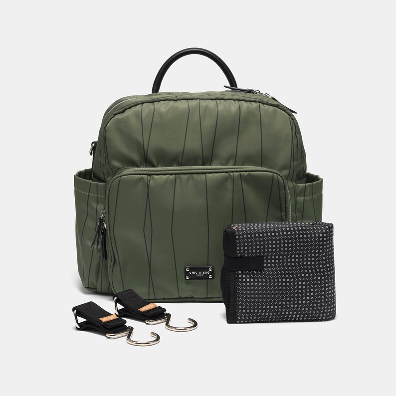 khaki green changing bag