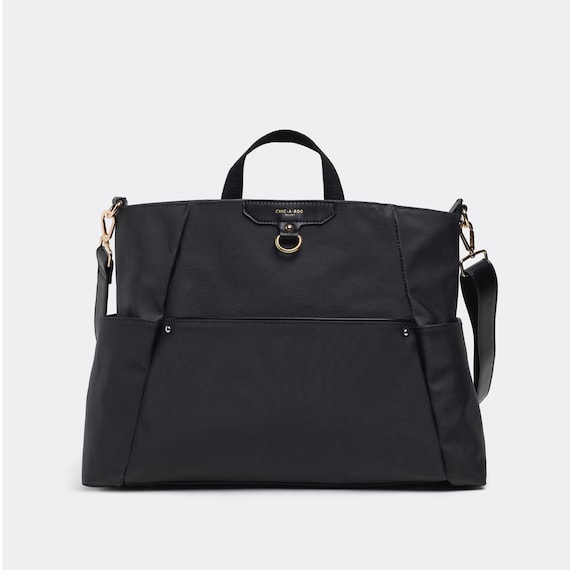 black backpack changing bag