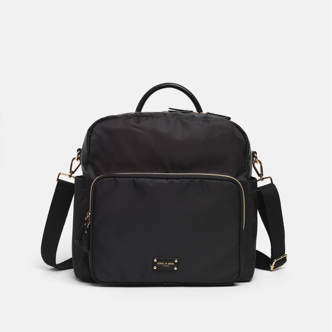 Black Diaper Bag, Backpack Diaper Bag, Changing Bag, Stroller Bag, Nappy Bag, Baby Changing Bag