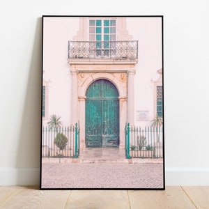 Lagos Portugal Algarve Albufeira Costal Door Wall Art Print Pastel Travel Photography Room Decor