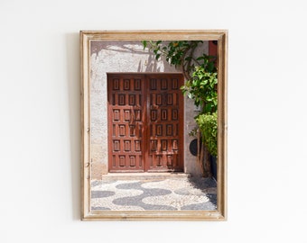Portugal Door Print: Lisbon Street Photography, Boho Home Decor (Digital Download)