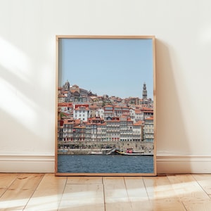 Porto Portugal Print: Duoro River, Coastal Europe Photography (Digital Download)