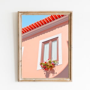 Aveiro Portugal Print Orange Building Travel Photography Wall Art Room Decor Portuguese Home