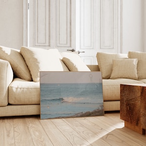 Surfer Montauk Print, Waves, Digital Download, Sunset, Wall Art, Room Decor, The Hamptons, Surfers