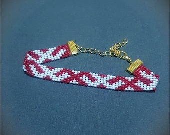 Pulseras de signos étnicos letones en colores letones, diferentes signos disponibles