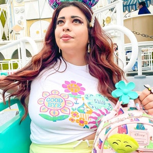 Farewell Flowers T Shirt | Small World Disneybound Shirt | It&#39;s a Small World Ride Shirt | Disneyland Pastel Shirt | Small World Disney Top