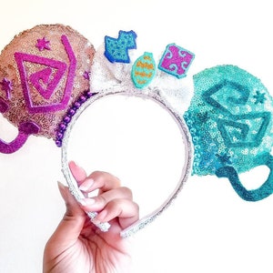 Mad Tea Party Mouse Ears (WDW) - Tea Cups Ride - Alice In Wonderland Mouse Ears - Disneyland Mouse Ears - Tea Cup Disney Ears