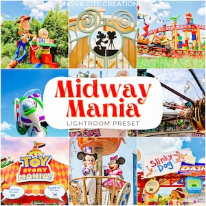 Paramètres prédéfinis Midway Mania, Paramètres prédéfinis colorés, Paramètres prédéfinis estival, Paramètres prédéfinis Blogger, Paramètres prédéfinis dynamiques, Paramètres prédéfinis printemps