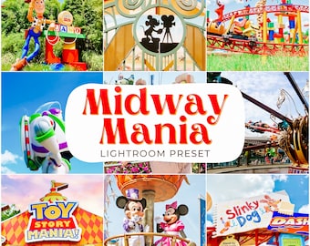 Midway Mania Preset, Colorful Preset, Summer Preset, Blogger Preset, Vibrant Presets, Spring Preset