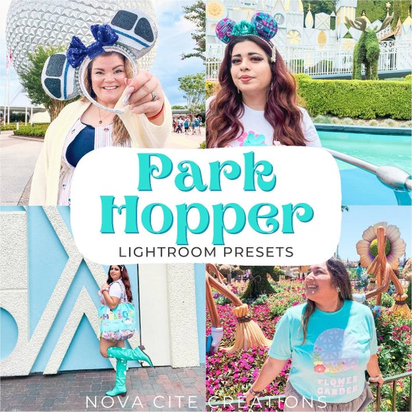 5 Park Hopper Presets - Blogger Presets - Lifestyle Preset - Blue Presets - Summer Preset - Bright Airy Preset - Light Preset